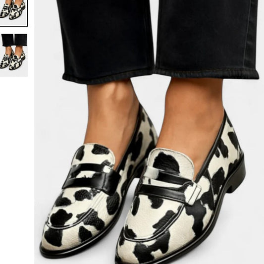 Fashion Oval Head Casual Retro Women's Shoes