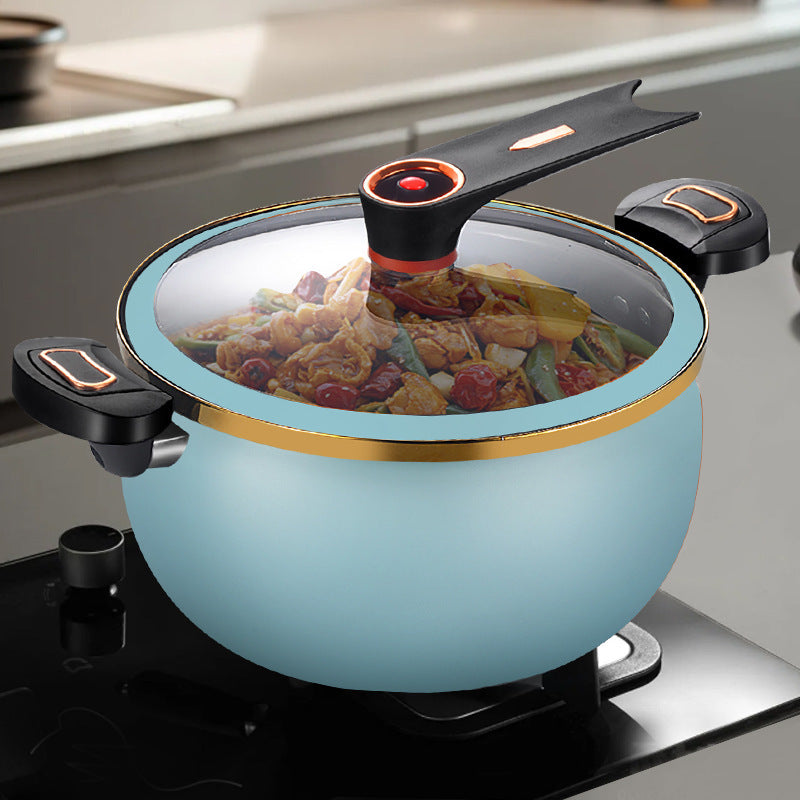 Enamel Low Pressure Pot Soup Pot Stew Pot Non-stick Pan Household