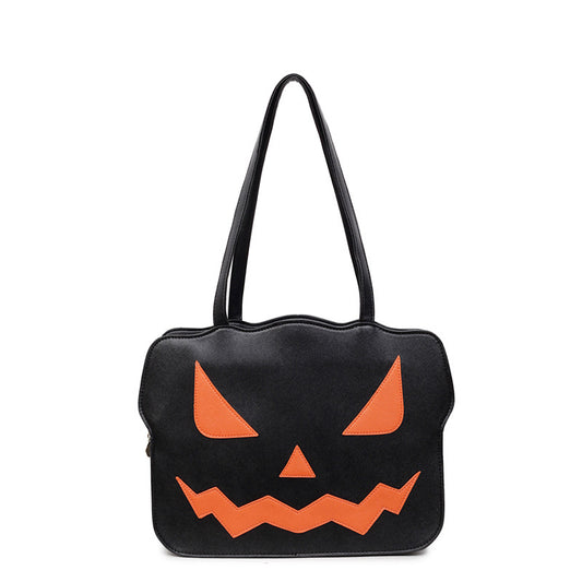 Women's Fashion Halloween Pumpkin Shoulder Messenger Bag