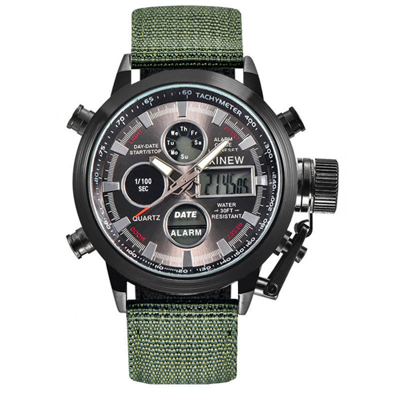 Men's Fashion Belt Multi-functional Watch