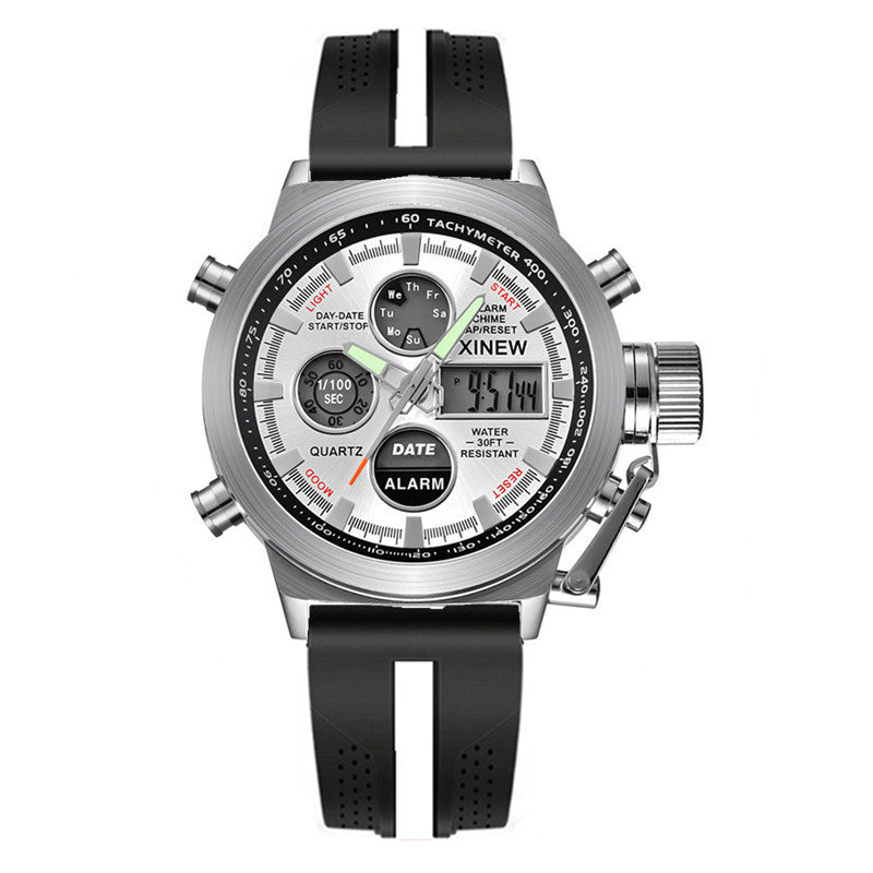 Men's Fashion Belt Multi-functional Watch