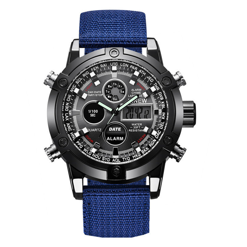 Men's Fashion Belt Multi-functional Watch