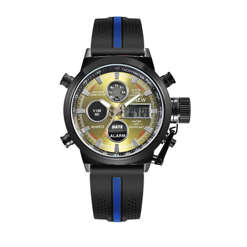 Men's Fashion Belt Multi-functional Watch