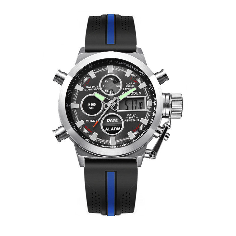 Men's Fashion Belt Multi-functional Watch