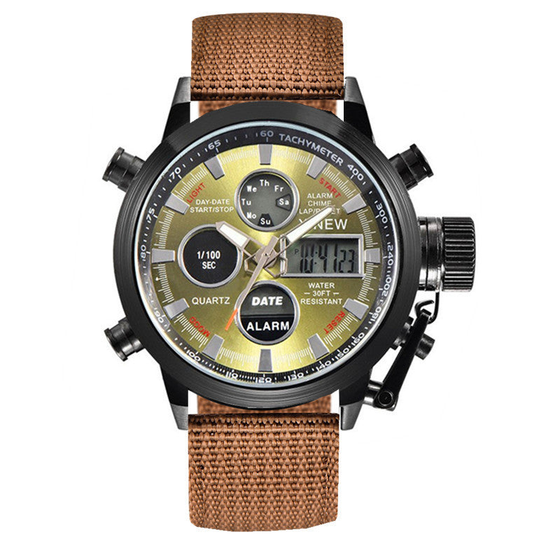 Men's Fashion Belt Multi-functional Watch