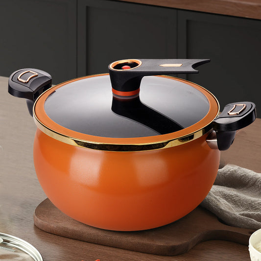 Enamel Low Pressure Pot Soup Pot Stew Pot Non-stick Pan Household
