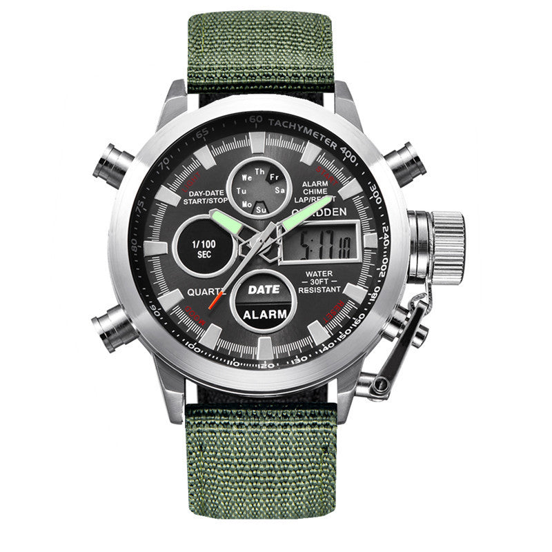 Men's Fashion Belt Multi-functional Watch